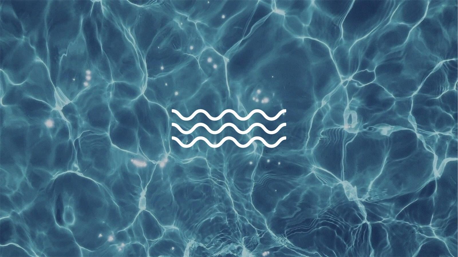 Clear water surface